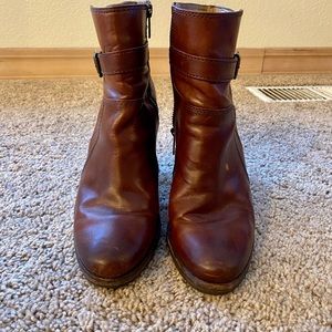 Frye Patty Leather Riding Booties - Size 8.5